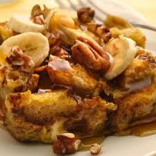 Slow Cooker Bananas Foster Bread Pudding Bananas Foster French Toast Food Toast Recipes