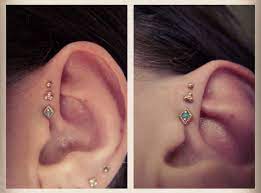 Triple Forward Helix Done By Nate Saint Sabrina S In Uptown Minneapolis This Is The Guy Who Did My Mo Forward Helix Jewelry Guys Ear Piercings Helix Jewelry