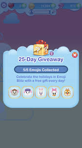 Confused About 25 Day Giveaway Box Giveaway I Haven T Gotten Any Emojis But When I Click On The Info Icon The Box Shows Emojis Disneyemojiblitz