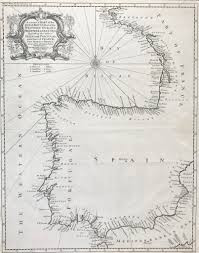 Maps Spain France Portolan Map Iberian Peninsula Western France Bretagne Seale In 2020 Map Of Spain Bay Of Biscay Map