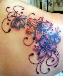 Attractive side rib flower tattoos pictures. 80 Splendid Flower Shoulder Tattoos