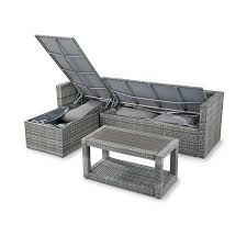 3 Piece Pacific Isles Resin Wicker Sectional Patio Furniture Set With Cushions Www Impr Patio Furniture Sets Furniture Sets Design Outdoor Patio Furniture Sets