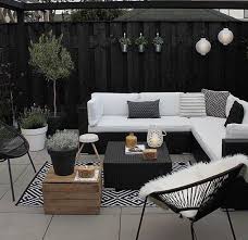 Black And White Outdoor Patio Decor Black And White Patio Decor Patio Decor Backyard Decor Home Decor