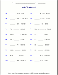 grade 5 multiplication worksheets
