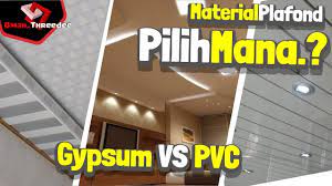 Check spelling or type a new query. Material Plafond Gypsum Vs Pvc Pilih Mana Youtube