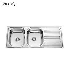 Double bowl farmhouse sink with drainboard. Custom Double Bowl Stainless Steel Kitchen Sink With Drain Board Buy Kitchen Sink With Drain Board Stainless Steel Kitchen Sinks Double Bowl Stainless Steel Kitchen Sink Product On Alibaba Com