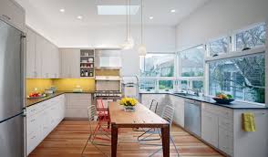 Good lighting the bright light from the end window shines through the entire kitchen making it airy and inviting. Kitchen Recessed Light Placement In Galley Kitchen