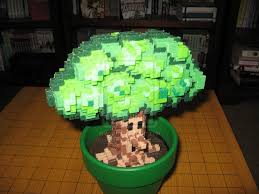 Whispy Woods Bonsai By Rrilltrae On Deviantart Perler Crafts Fuse Beads 3d Perler Bead