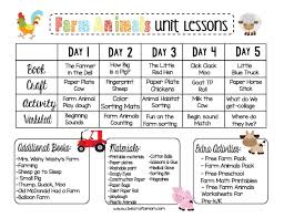 Free Farm Animals Preschool Unit Preschool Weekly Science Theme This Crafty Mom Farm Lessons Preschool Units Farm Theme Preschool