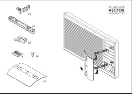 Swing louver guide louver please don't cut off or damage the Window Ac Adjustable Flow Deflector Made In Turkey Amazon Ae Kitchen