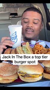Mushroom Burger Jack in The Box