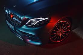 Red Bleu Mercedes E200 Cabrio On Behance Mercedes E200 Mercedes Bleu