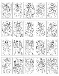 This is the pdf version! Sailor Moon World Coloring Book ã¬ã‚Šãˆ