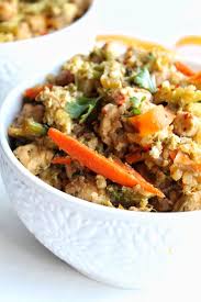 I was told that this technique reduces the bloating imparted by. Chicken Cauliflower Rice Stir Fry Reclaimed Health By Jayde Maclean