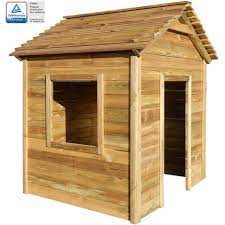Mein eigenes haus im garten! Garten Spielhaus 123 120 146 Cm Kiefernholz
