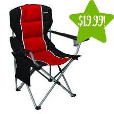 kmart craftsman padded chair only 19 99 reg 37 heavy duty camping chair portable camping chair outdoor chairs