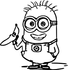 The minions are yellow creatures… Minion Coloring Pages Best Coloring Pages For Kids