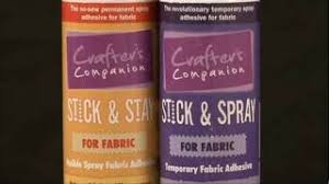 Crafter S Companion Fabric Adhesive Sprays Youtube