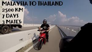 When cycling through malaysia, there are many locations that are worth visiting: Malaysia To Thailand On 100cc Bikes Small Bike Stuff Youtube