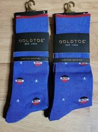 4 pairs Men's GOLDTOE Dress Sock Vote & Bias Stripe voting midterm  election | eBay