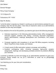 Others use its sample cover letter as executive assistant along with a cv. Cover Letter Cover Letter Administrative Assistant