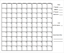 Free 7 Football Pool Samples In Pdf Word Excel