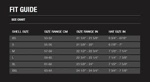 Bell Super Helmet Size Chart Tripodmarket Com