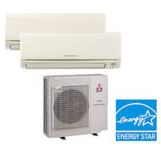 Mitsubishi room air conditioners are available in a wide variety of models to accommodate a range of both installation and cooling needs. Mitsubishi 2 Zone Mini Split Ductless Heat Pump Ac System 20 000 Btu Cost