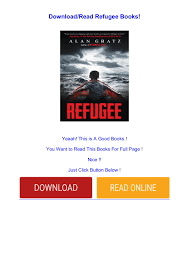 Alan gratz's most popular book is refugee. Pdf Download Refugee By Alan Gratz Full Page