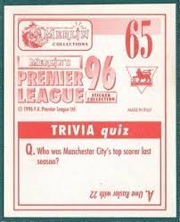Sep 22, 2021 · this article teaches you fun facts, trivia, and history events from the year 1995. Merlin Premier League 96 Sticker Alf Inge Haaland Nottingham Forest No 65