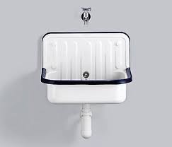 Utility sinks feature a larger, deeper basin than your typical kitchen sink, making washing pets or laundry easier. 10 Easy Pieces Wall Mount Utility Sinks Gardenista