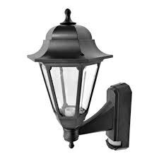 The eva oyster range is a simple flush mount ceiling fitting, packed with heaps of modern features. Asd Coach Lantern Outdoor Wall Light With Pir Sensor Lighting Direct