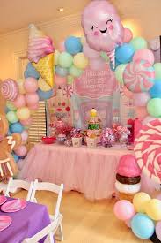 Shop for hanging birthday decorations, birthday banners, table decorations, confetti, and more. Whimsical Candyland Birthday Party Pretty My Party Party Ideas In 2020 Candy Theme Birthday Party Candy Birthday Party Candy Land Birthday Party