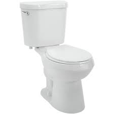 Glacier Bay 2 Piece 1 28 Gpf High Efficiency Single Flush Round Toilet In White N2428rb N2428t The Home Depot In 2020 Glacier Bay Modern Toilet Toilet