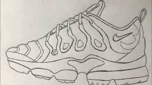 Air jordans 11 retro coloring pages (page 1) line 17qq com. How To Draw The Nike Vapormax Plus Hyperlapse Youtube