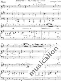 Free violin sheet music by arcangelo corelli in pdf format. Sonata 1 For Violin And Piano 4th Movement Op 5 Arcangelo Corelli Sheet Music To Download