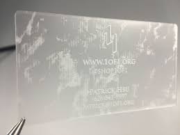 Coastal trail photo in soft plastic business card. Super Unique Business Card Clear Plastic Business Card Laser Etched To White With A Tex Birthday Card For Husband Diy Gifts For Boyfriend Diy Anniversary Gift