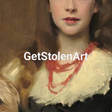 Señorita Beatrice Townsend 1882 por John Singer Sargent, pintura de retrato  de niña y perro de la época victoriana.