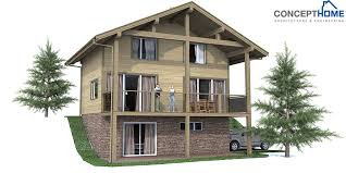 Bruinier & associates has quality, detailed narrow lot house plans and small or tiny homes floor plans, contact us here to view our home building plans. Affordable Home Ch59 To Narrow Lot With Full Info House Plan