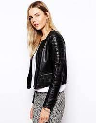 Muubaa Muubaa Tescino Collarless Leather Jacket At Asos Leather Jacket Collarless Leather Jacket Stylish Jackets