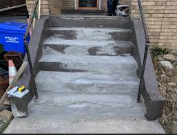 Complete instructions are available on the carton. Covering Concrete Steps With Wood