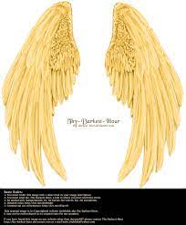 Winged Fantasy V2 2 Golden Free By Thy Darkest Hour On Deviantart Angel Wings Clip Art Angel Wings Tattoo On Back Wing Tattoos On Back