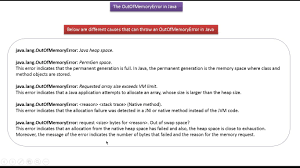 Java Tutorial Java Exception Handling Outofmemoryerror Array Size Exceeds Vm Limit Java Tutorial Java Programming Tutorials Interview Questions And Answers