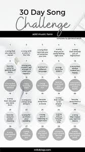 Currently, a new challenge called the 'music challenge' has been floating around everybody's instagram stories. New 30 Day Song Challenge Instagram Template 2021 Edition