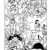 Gambar lukis cerita rakyat yang mudah digambar. 3
