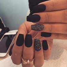 🇨🇵 ongles en gel, noir matte 🥰 🥰 🥰 🥰 🥰 🇵🇹 unhas em gel, preto matte 🥰 🥰 🥰 🥰 # onglesengel # nailart # cambolesbains. Ongles Designs Pour Sprint Hiver Ete Et Automne Matte Nails Design Black Nail Designs Matte Black Nails