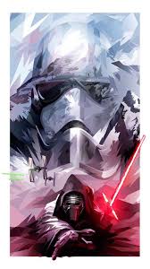 Star Wars The Force Awakens Iphone Wallpapers Star Wars Episode Vii Star Wars Poster Star Wars Artwork