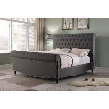 Maybe you would like to learn more about one of these? Best Quality Furniture Sleigh Upholstered Bed Beige Or Gray In Multiple Sizes Furniture Upholstered Panel Bed Bedroom Furniture Beds
