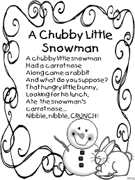 First Grade Wow Search Results For Marshmallow Snowman Preschool Songs Kids Poems Kindergarten Poems