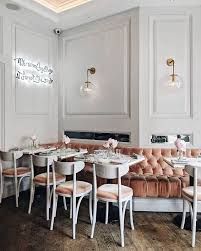If You Re Looking For Pretty Restaurants And Fancy Cocktails New York Has It All We Recommend While We Were Cafe Interior Design Restaurant Interior Interior